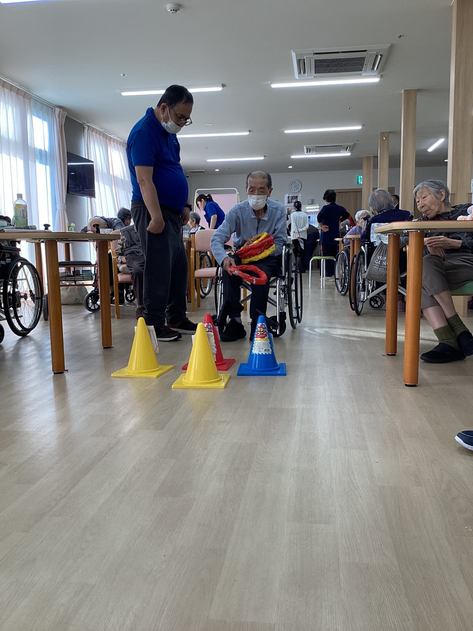 「アースケア前橋　朝倉の里」輪投げゲーム(^^♪